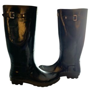 MICHAEL KORS Black Rain Boots